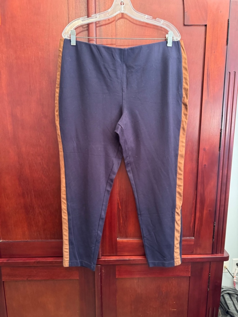 Lauren Ralph Lauren pull-on ponte knit leggings or straight-leg pants Size XL